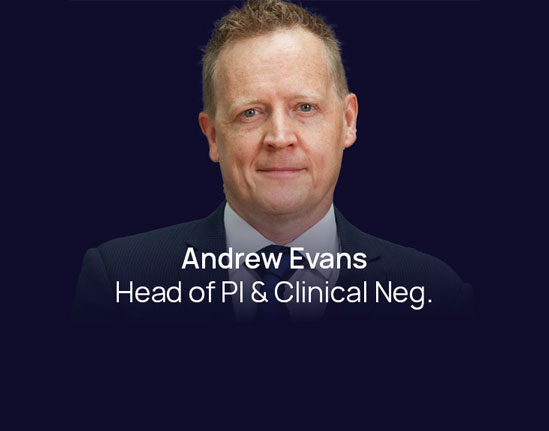 Andrew Evans - Head of PI and Clinical Negligence