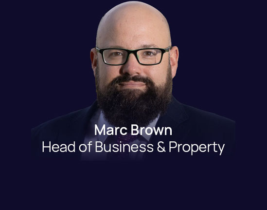 Marc Brown - Head of Business & Property